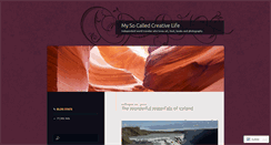Desktop Screenshot of mysocalledcreativelife.com